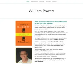 Williampowers.com(Writer, Journalist, Technologist) Screenshot