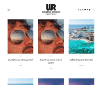 Williamprogers.com(WILLIAM ROGERS TRAVEL BLOG) Screenshot