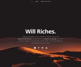 Williamriches.co.uk(Will Riches) Screenshot