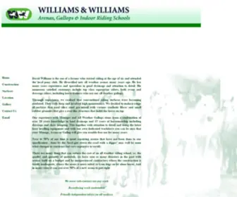 Williams-AND-Williams.co.uk(Williams & Williams Arenas) Screenshot