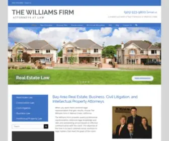 Williams-Firm.com(Attorney Walnut Creek CA) Screenshot