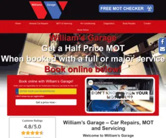 Williams-Garage.co.uk(William’s Garage) Screenshot