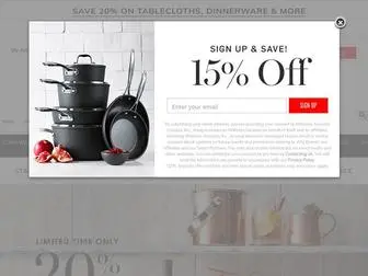 Williams-Sonoma.ca(Cookware, Kitchen Utensils & Kitchen Decor) Screenshot