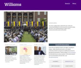 Williams.edu(Springing forward the paresky center) Screenshot