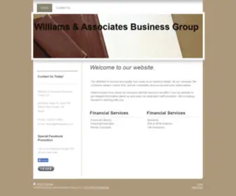 Williamsabg.com(Williams&Associates Business Group LLC) Screenshot