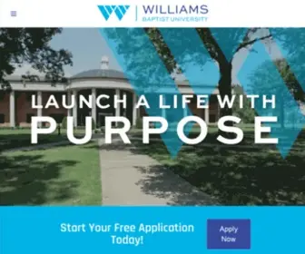 Williamsbaptistuniversity.com(Williams Baptist University) Screenshot