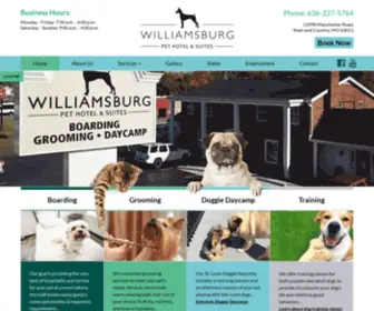 Williamsburgpethotels.com(Williamsburg Pet Hotel) Screenshot