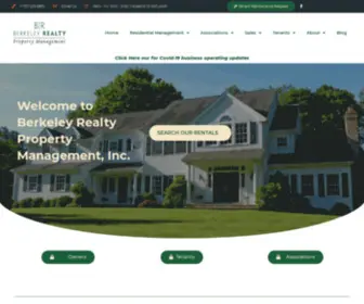 Williamsburgrentals.com(Berkeley Realty Property Management) Screenshot