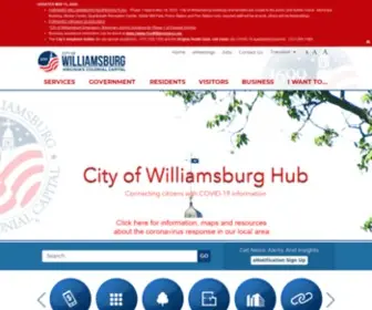 WilliamsburgVa.gov(Williamsburg, VA) Screenshot