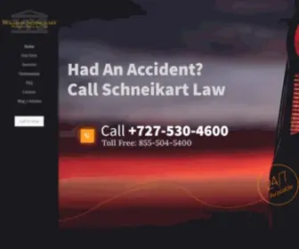 Williamschneikartlaw.com(William Schneikart Personal Injury Lawyer) Screenshot