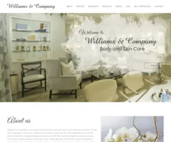 Williamsdayspa.com(Williams & Company) Screenshot