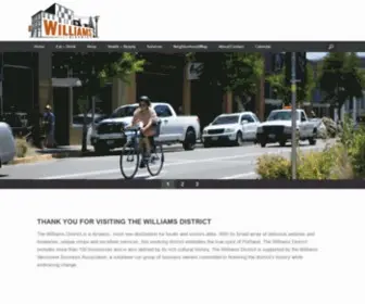 Williamsdistrict.com(Williams District) Screenshot