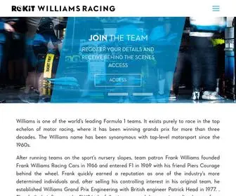 Williamsf1.com(Williams F1) Screenshot