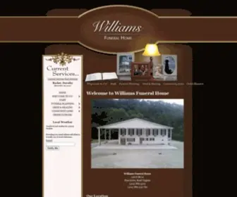 Williamsfuneralhomewv.com(Williams Funeral Home) Screenshot