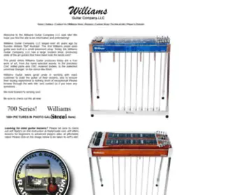 Williamsguitarcompany.com(Williams Guitar Company) Screenshot