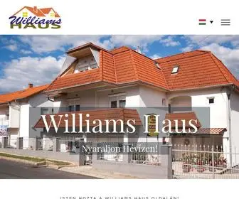 Williamshaus.hu(Williams Haus) Screenshot