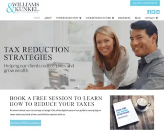 WilliamskunkelcPa.com(DFW CPA Tax Accountant) Screenshot