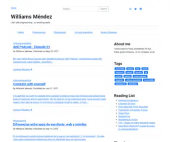 Williamsmendez.com(Méndez) Screenshot