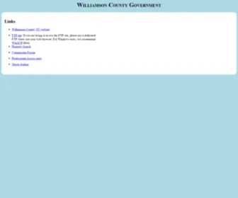Williamson-TN.org(Williamson County Government) Screenshot