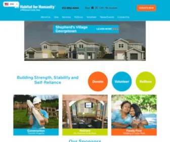 Williamsonhabitat.org(Habitat for Humanity of Williamson County) Screenshot