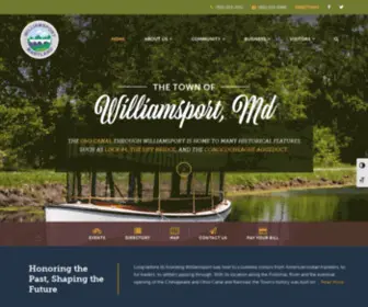 Williamsportmd.gov(Williamsport Maryland) Screenshot