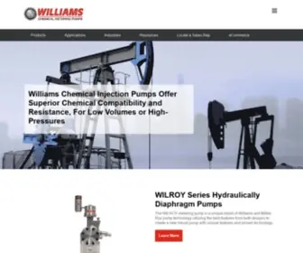 Williamspumps.com(Williams) Screenshot