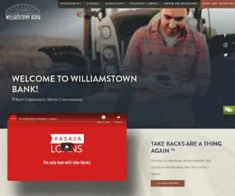 Williamstownbank.com(Williamstown Bank) Screenshot