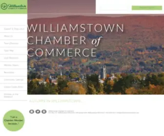 Williamstownchamber.com(Williamstown Chamber of Commerce) Screenshot