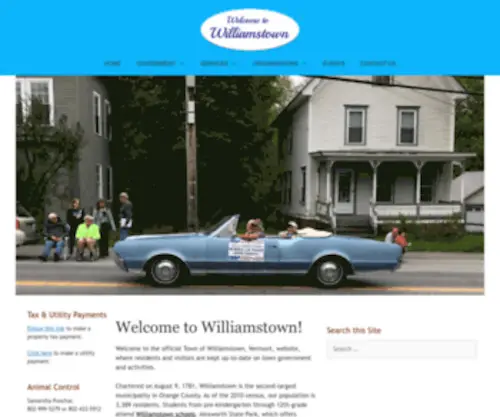Williamstownvt.org(Town of Williamstown) Screenshot