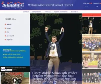 Williamsvillek12.org(Williamsville Central School District) Screenshot