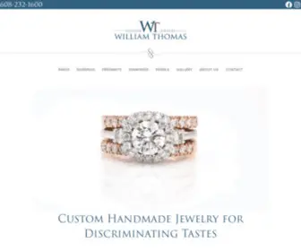 Williamthomas.com(Custom Jewelry Handcrafted in Madison) Screenshot