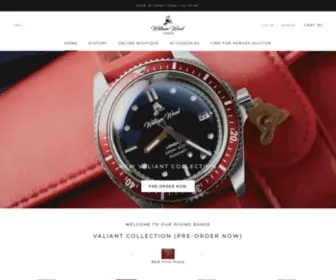 Williamwoodwatches.com(William Wood Watches) Screenshot