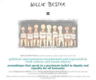 Williebester.co.za(Willie Bester) Screenshot