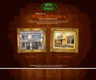 Williemcbrides.com(Willie McBride\'s Irish Pub and Restaurant) Screenshot