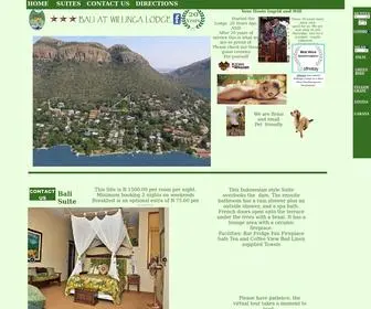 Willingalodge.co.za(Bali at Willinga Lodge Contact Us) Screenshot