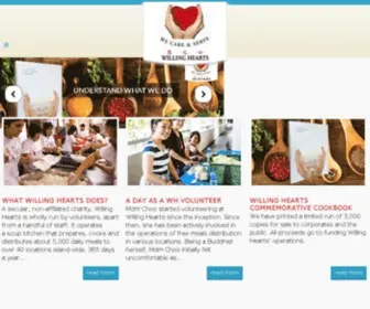 Willinghearts.org.sg(Willing Hearts) Screenshot