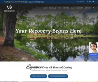 Willingway.com(Georgia Addiction Treatment Center) Screenshot