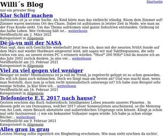 Willisblog.de(Nur ein privater Blog) Screenshot