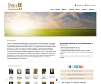 Willisfs.com(Willis Funeral Service) Screenshot