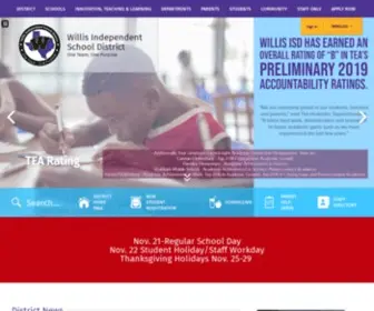 Willisisd.org(Willis Independent School District) Screenshot