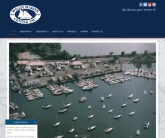 Willismarine.com(Willis Marine Center) Screenshot