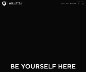 Williston.com(The Williston Northampton School) Screenshot