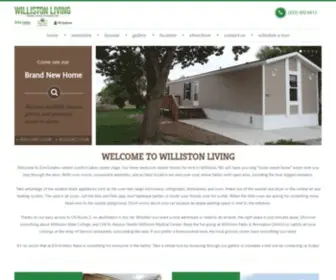 Willistonliving.com(Mobile Homes in Williston) Screenshot