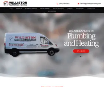 Willistonplumbing.com(Plumbing and Heating Services in Williston Park) Screenshot