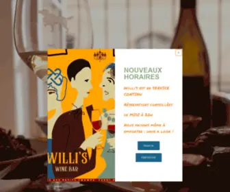 Williswinebar.com(Willi's Wine Bar offers the simple pleasures of life) Screenshot