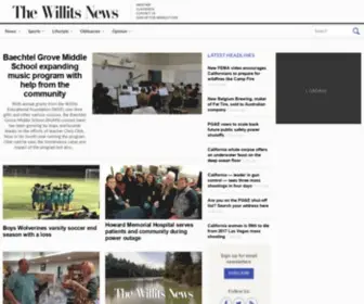 Willitsnews.com(Willits News) Screenshot