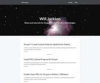 Willjackson.org(Will Jackson) Screenshot