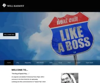 Willkassouf.com(Offical Will Kassouf "King of Speech Play) Screenshot