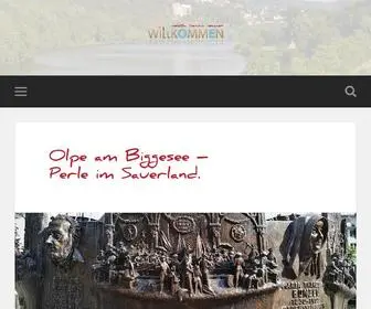 Willkommeninolpe.de(Meine Stadt) Screenshot