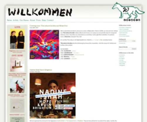 Willkommenrecords.co.uk(Willkommen Records) Screenshot